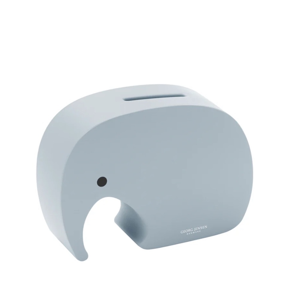Georg Jensen Light Blue Elephant Bank